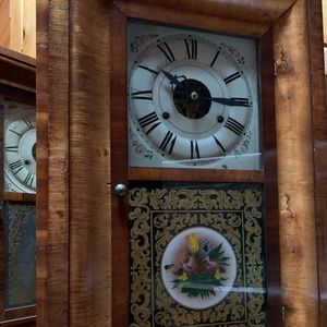 Extra large antique genuine  ogee clock rare find